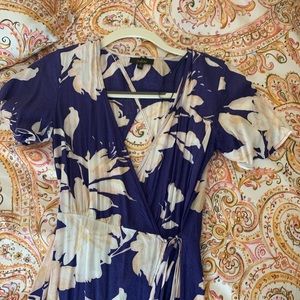 Hawaiian print long dress